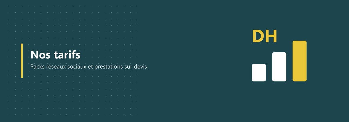 Tarifs de MeDigi Agency